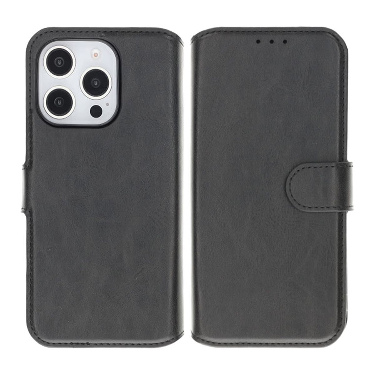 RV Magnetic Wallet Case iPhone 16 Pro Max Black