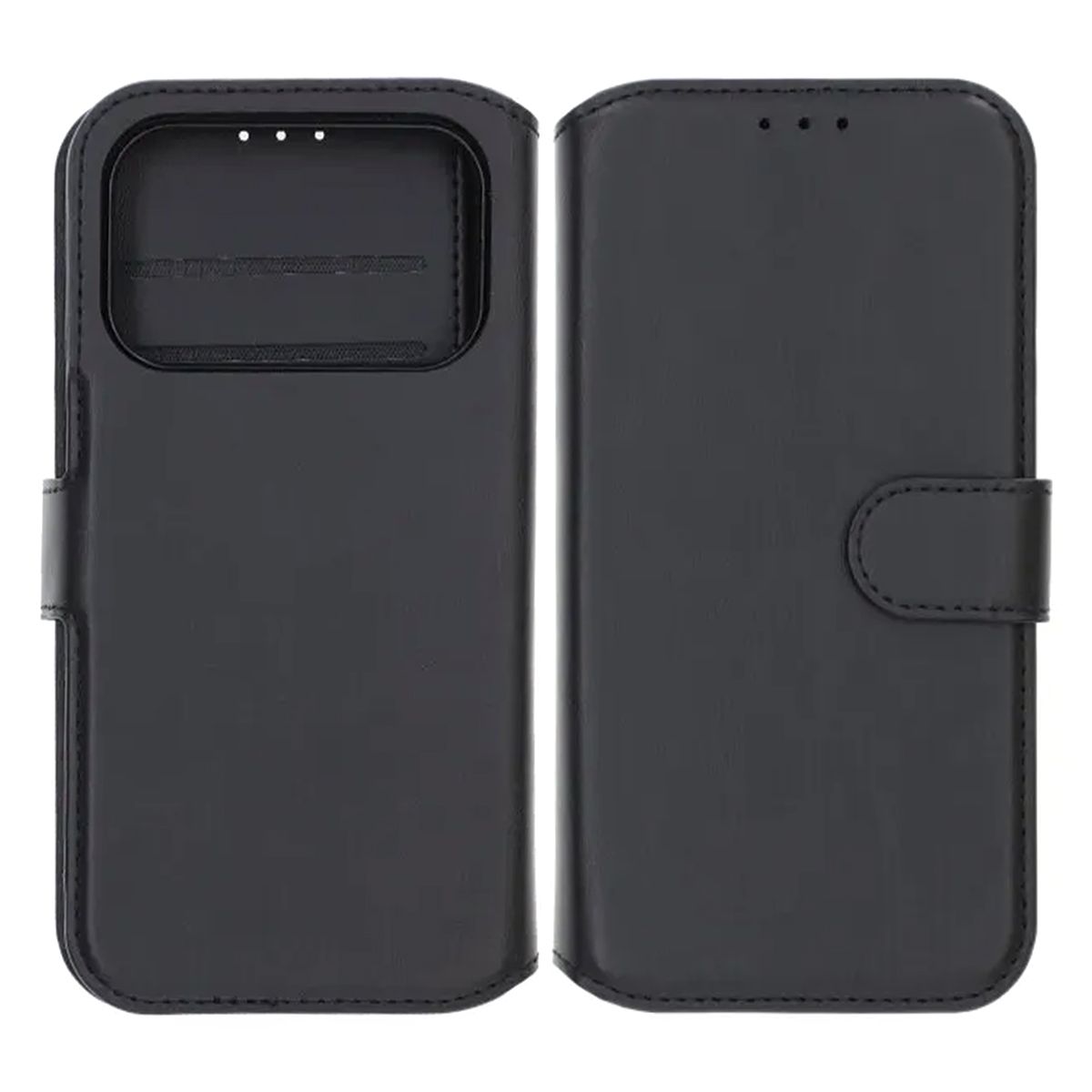 Rvelon Plånboksfodral Magnet för iPhone 17 Pro - Svart