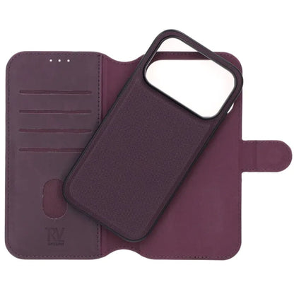 RV Magnetic Wallet Case iPhone 17 Pro Max Dark Cherry