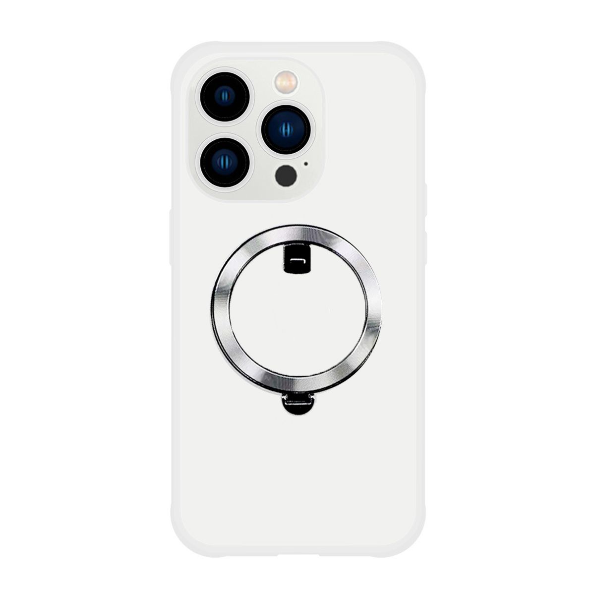 iPhone 13 Pro Skal med MagSafe Stativ Rvelon - Vit