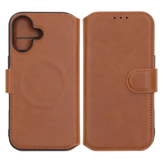 RV Wallet Case iPhone 17 Brown