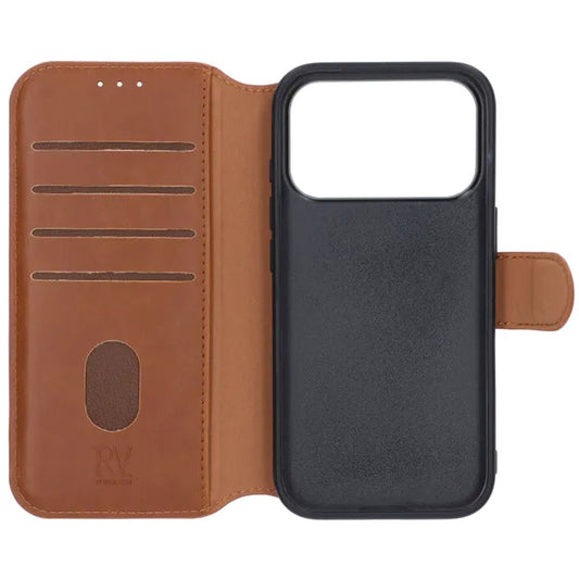 RV Wallet Case iPhone 17 Pro Brown