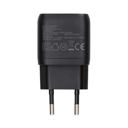 Rvelon Väggladdare USB-C + 2x USB-A 32W GaN - Svart