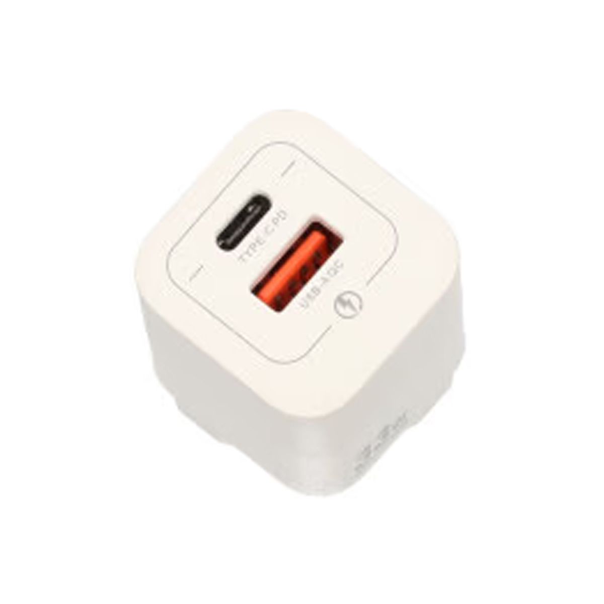 Rvelon 33W GaN Väggladdare USB-C + USB-A, PD & QC, 10-pack