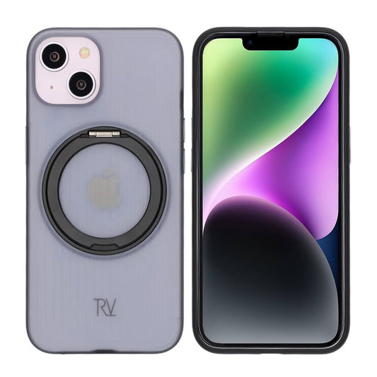 Rvelon Case Rotating Magnet for iPhone 13 and 14 - Black