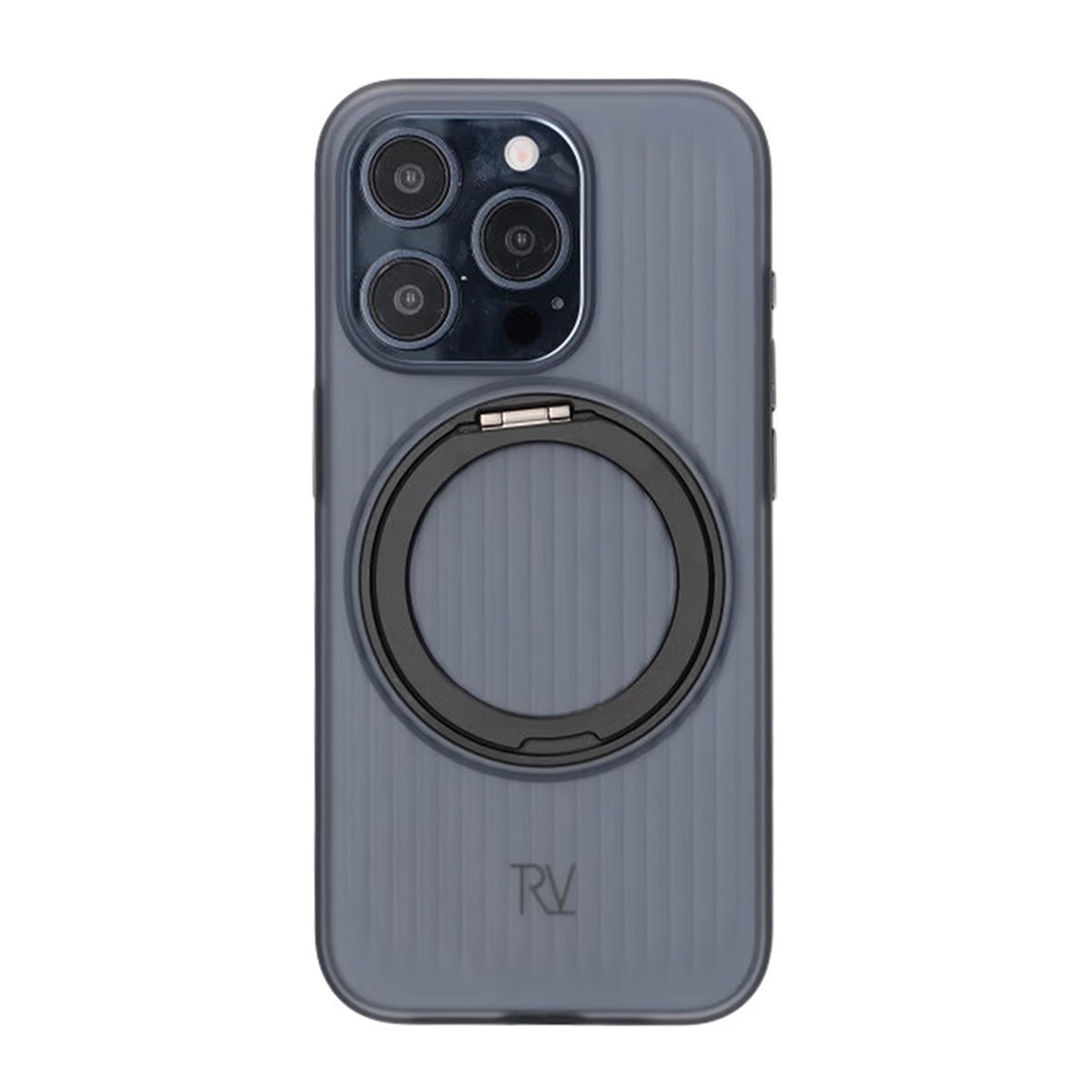iPhone 15 Pro Rvelon Case Rotating Magnet Stand - Black