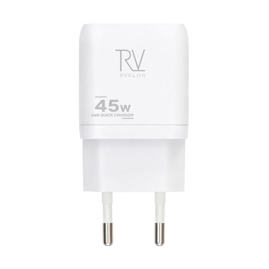 Rvelon 45W 2C EU POWER ADAPTER WHITE