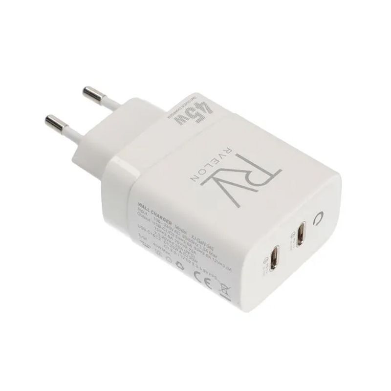 Rvelon 45W/Dual C GaN Wall Charger