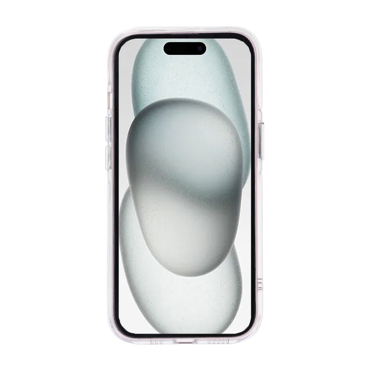iPhone 15 Mobilskal TPU med Magnet Rvelon - Transparent
