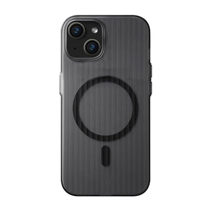 iPhone 13/14 Case Corrugated with Magsafe Rvelon - Black