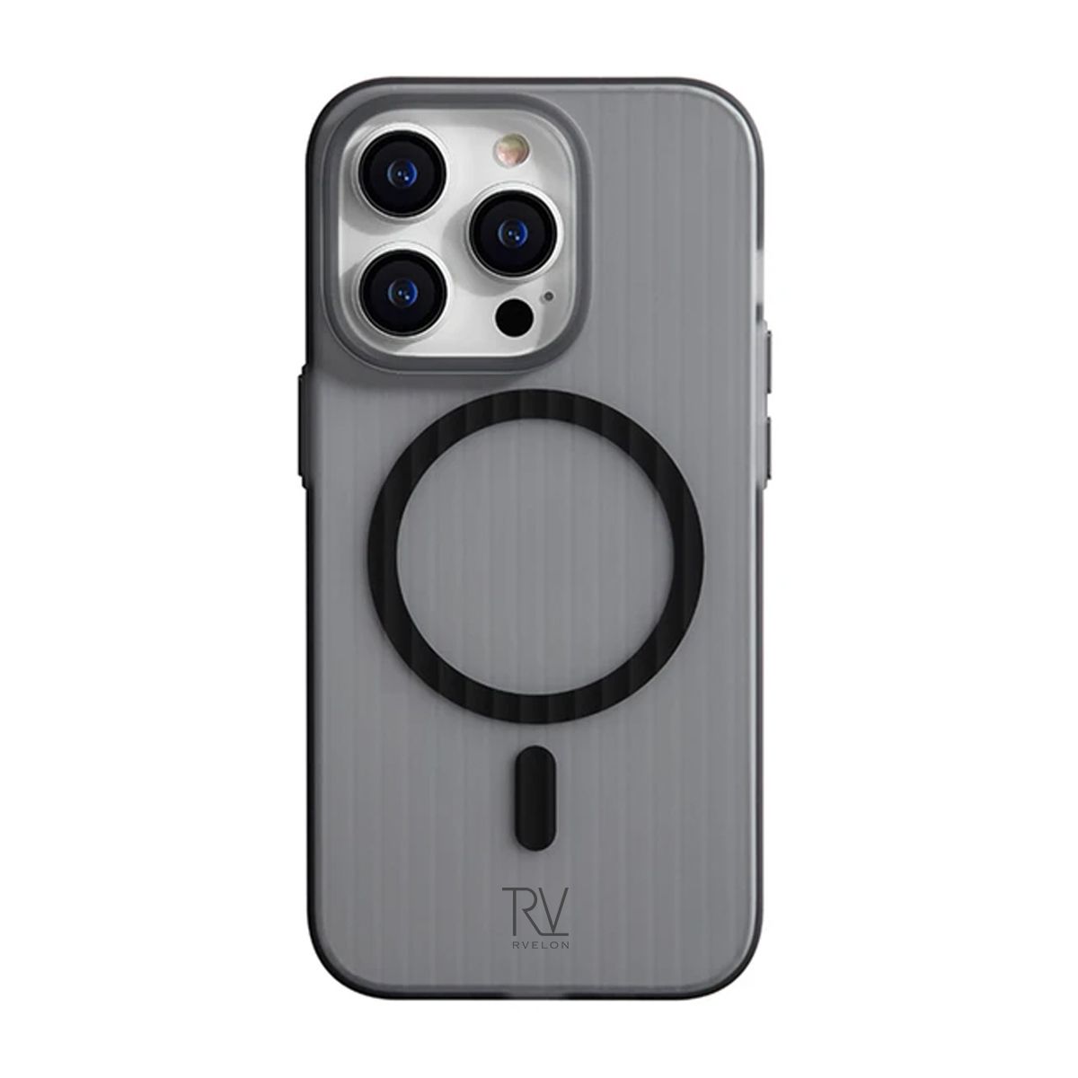 iPhone 13 Pro Max Mobilskal Korrugerad med Magsafe Rvelon - Blå