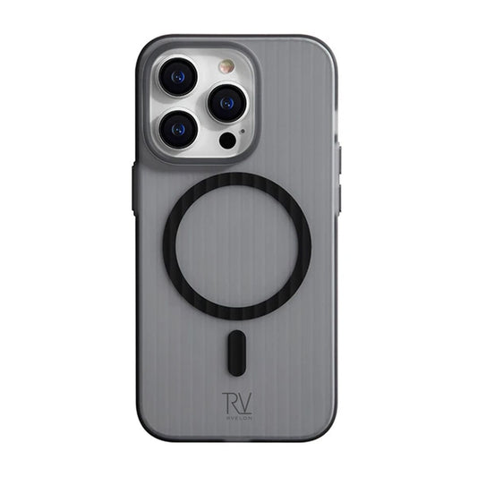 iPhone 13 Pro Max Mobilskal Korrugerad med Magsafe Rvelon - Blå