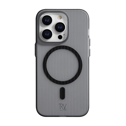 iPhone 14 Pro Max Mobilskal Korrugerad med Magsafe Rvelon - Orange
