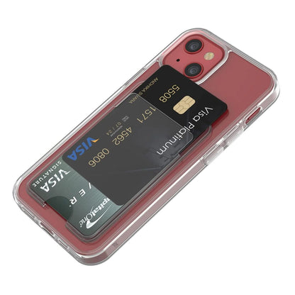 iPhone 13 Case with Card Holder TPU - Transparent