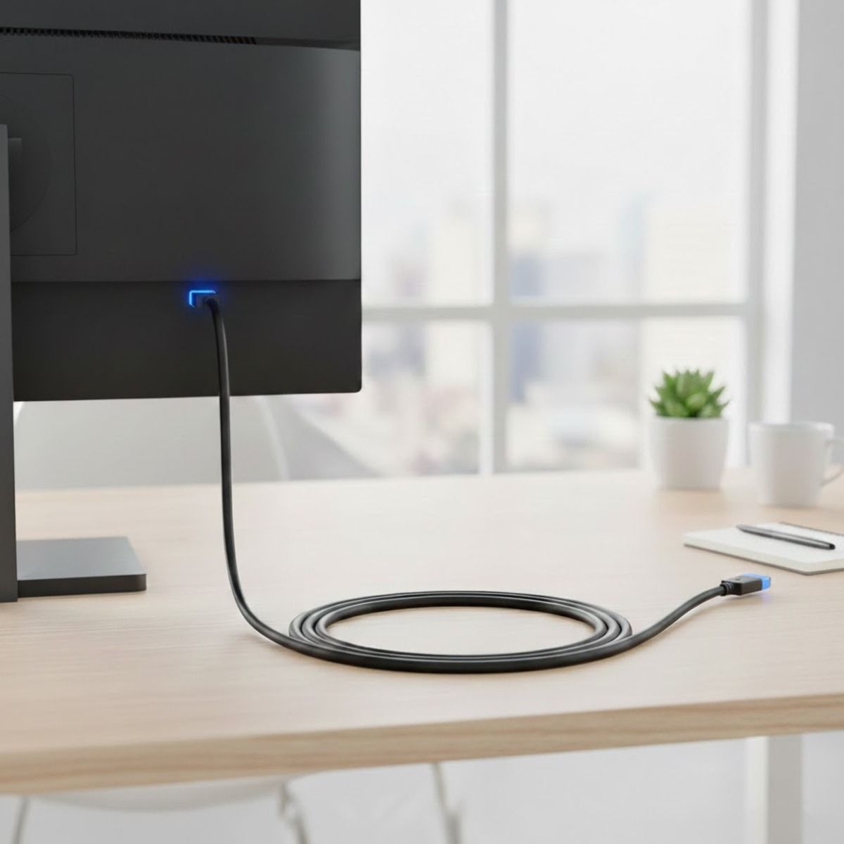 Rvelon DP80 DisplayPort till DisplayPort-kabel - 1 meter