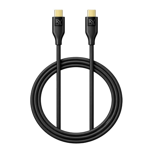 Rvelon USB-C to USB-C Cable 2m Black
