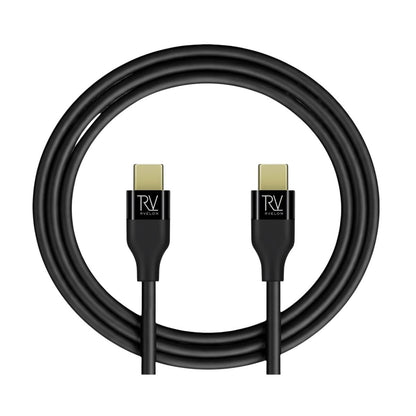 Rvelon USB-C to USB-C Cable 2m Black