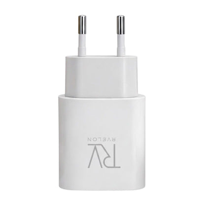 Rvelon Fast Charger Dual USB-A and USB-C 20W 10 pcs pack