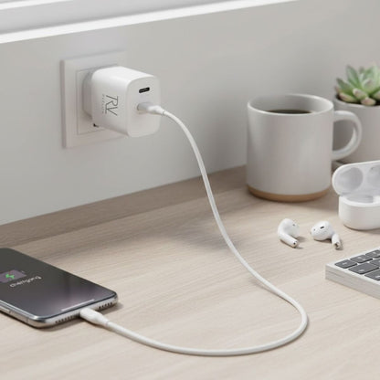 Rvelon Fast Charger Dual USB-A and USB-C 20W 10 pcs pack