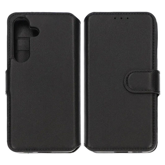 Samsung Galaxy S24 Plus Plånboksfodral Läder Rvelon - Svart