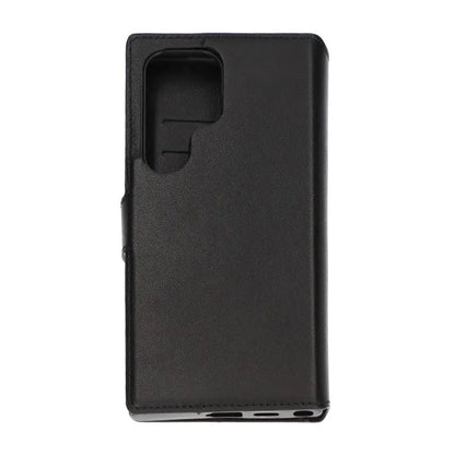 Samsung Galaxy S24 Ultra Plånboksfodral Läder Rvelon - Svart