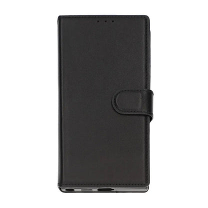 Samsung Galaxy S24 Ultra Plånboksfodral Läder Rvelon - Svart