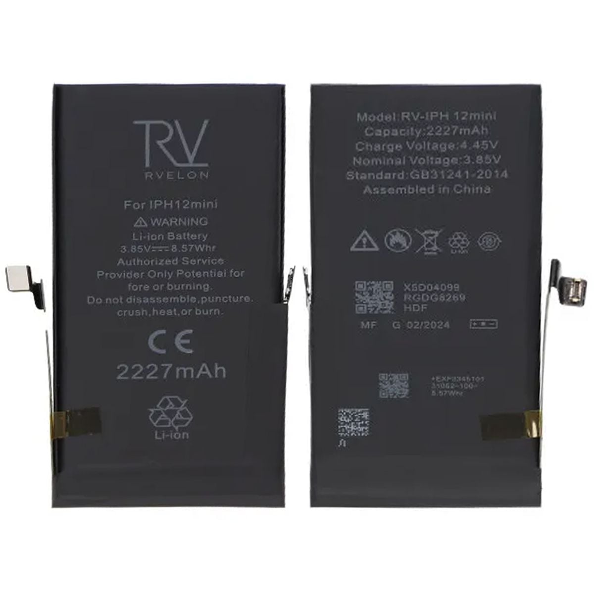 iPhone 12 Mini Battery 2227mAh No Programming, 100% Health