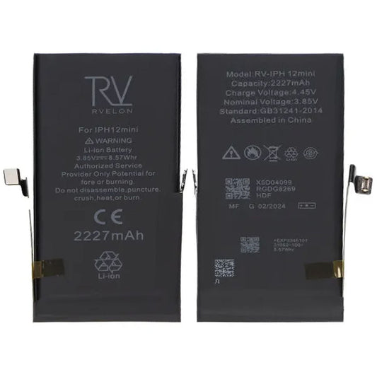 iPhone 12 Mini Battery 2227mAh No Programming, 100% Health