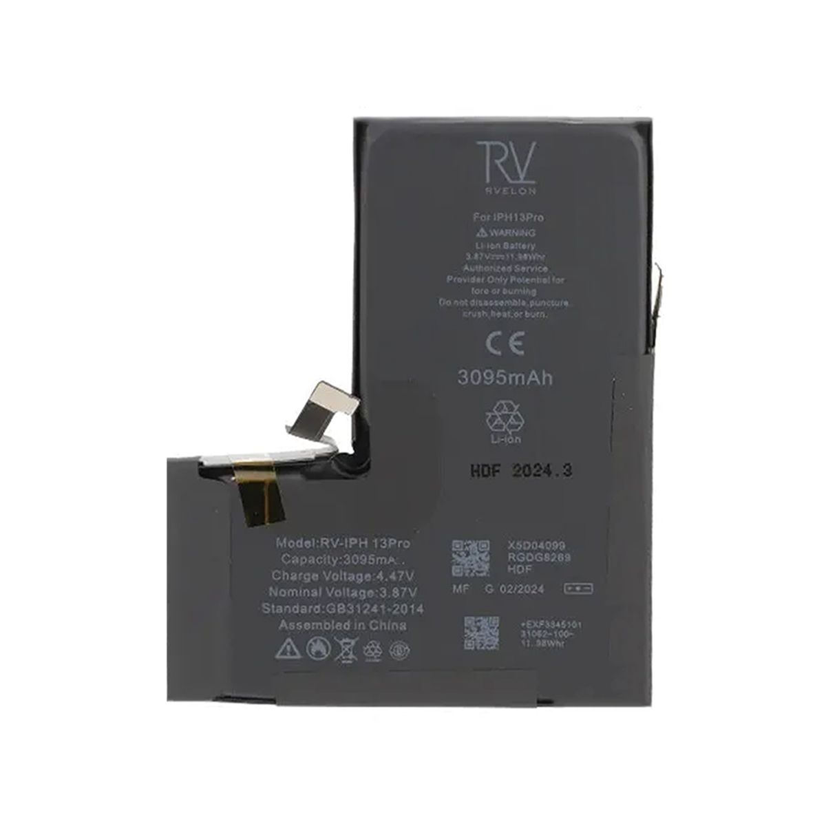iPhone 13 Pro Battery 3095mAh No Programming, 100% Health