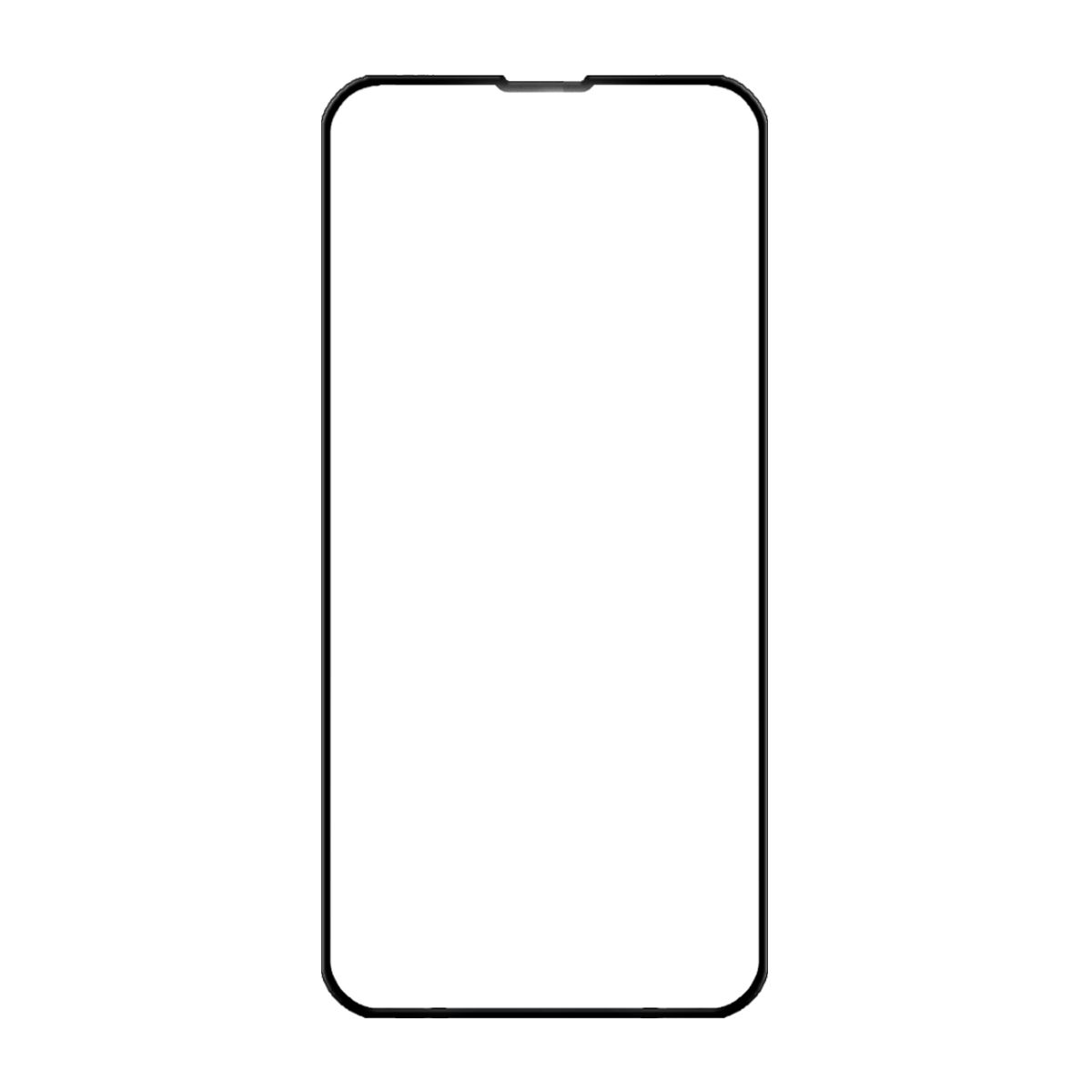 Rvelon Skärmskydd iPhone 13 Pro Max/14 Plus Härdat Glas 2.5D - Svart Bulk
