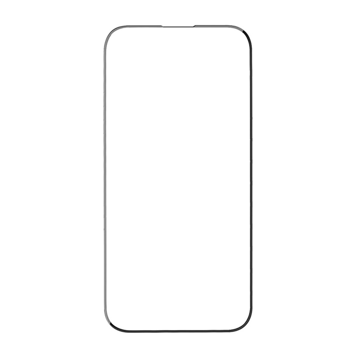 Rvelon Skärmskydd iPhone 14 Pro Max Härdat Glas 2.5D - Svart Bulk