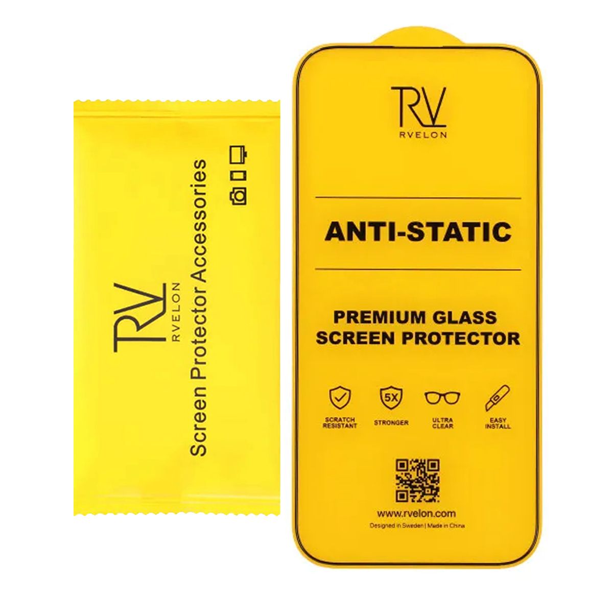 Rvelon Skärmskydd för iPhone Air - 2.5D Härdat Glas