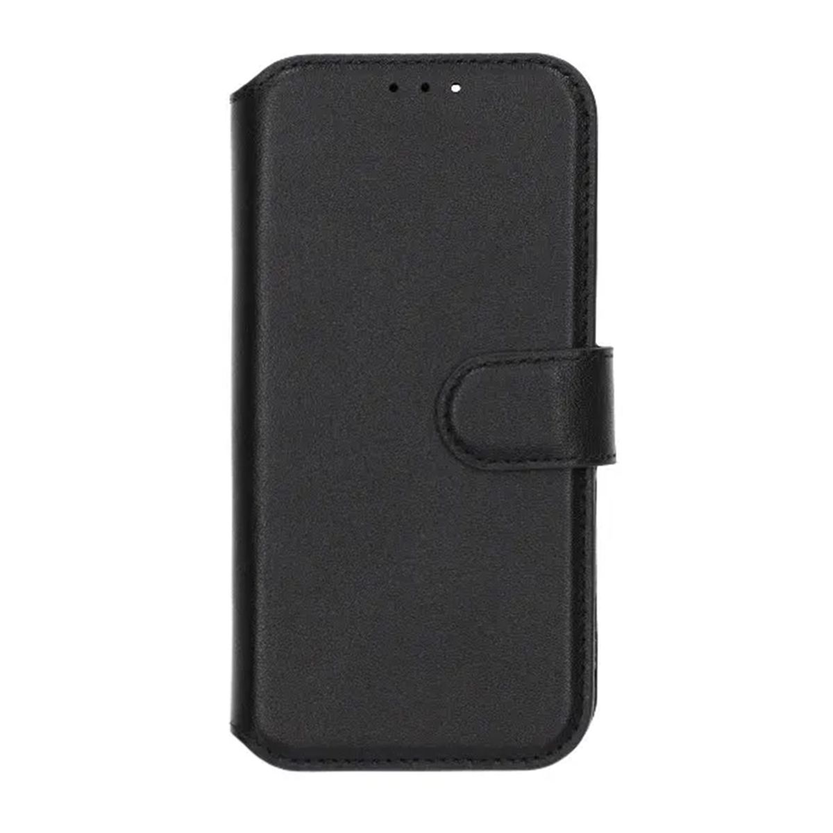 Rvelon Leather Wallet Case-iPhone 16e Black