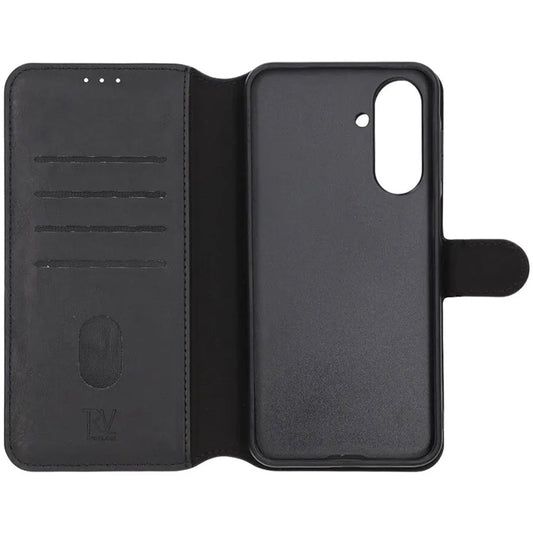 Rvelon Wallet Case Magnet for Samsung A17 - Black