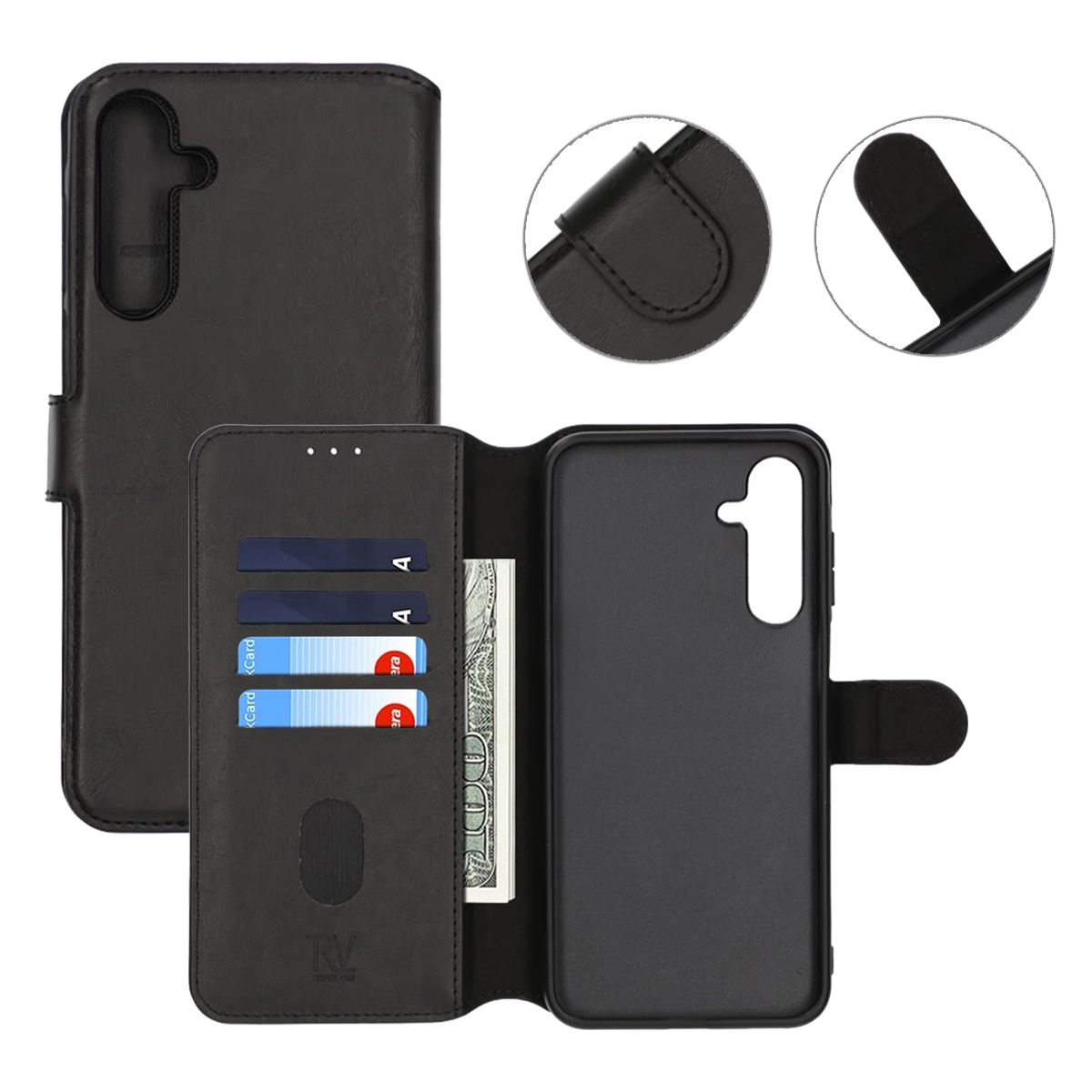 Rvelon Magnet case-Samsung A16 BlacK