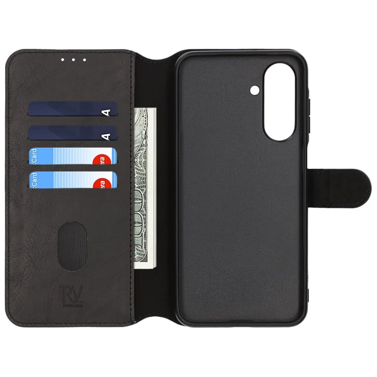 Samsung Galaxy A26 Plånboksfodral Magnet Rvelon - Svart