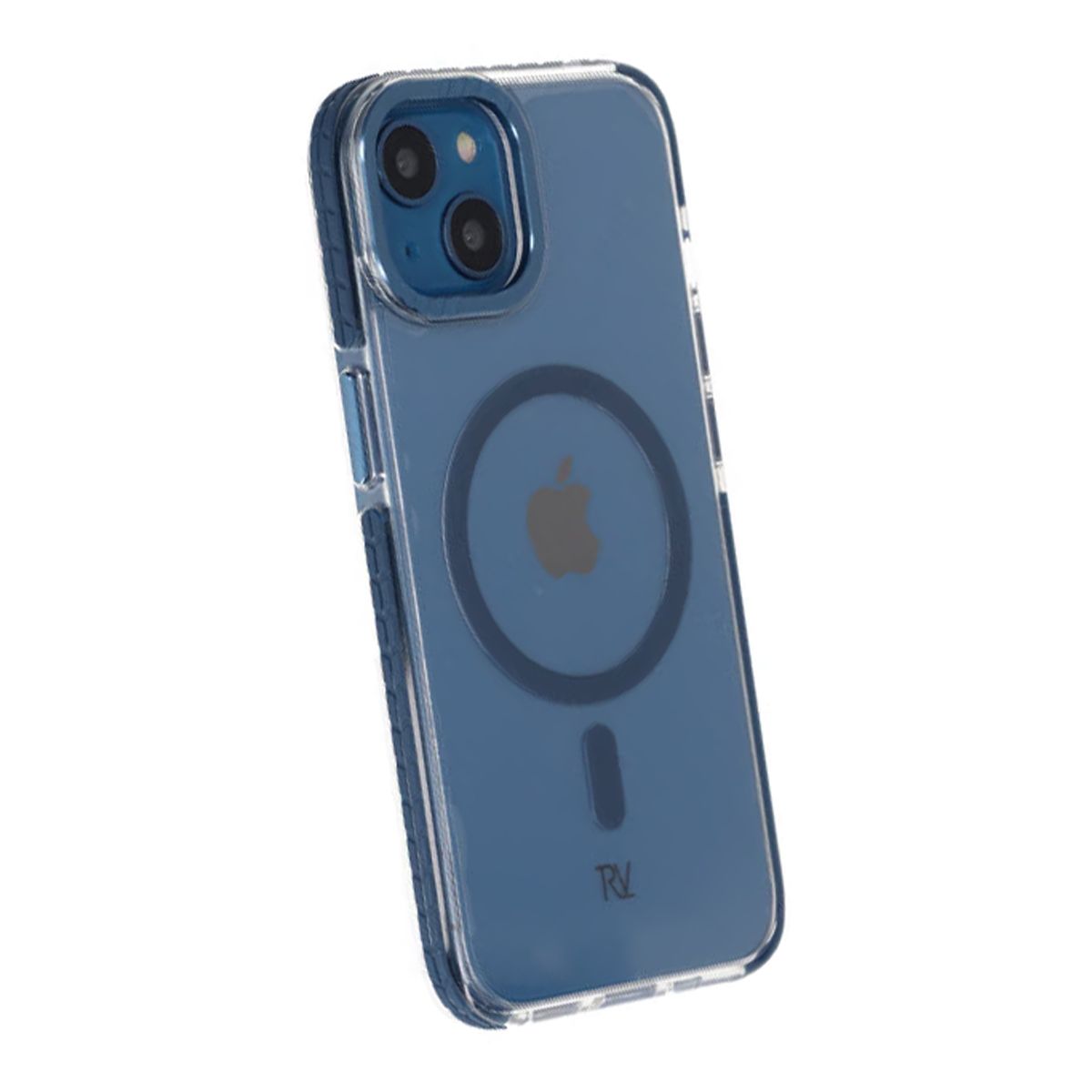 Rvelon Mobile Case Magnet Reinforced for iPhone 13 and 14 - Blue