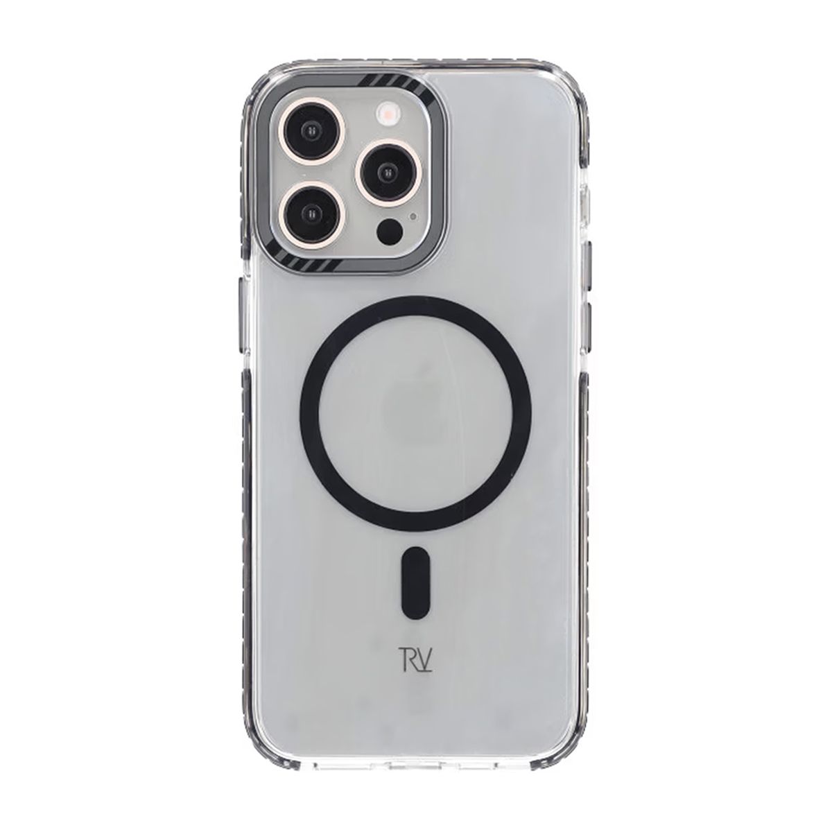 iPhone 15 Pro Max Rvelon Mobilskal Magnet Förstärkt - Svart
