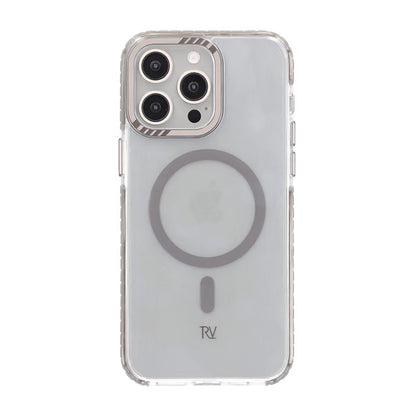 iPhone 15 Pro Max Rvelon Mobilskal Magnet Förstärkt - Grå