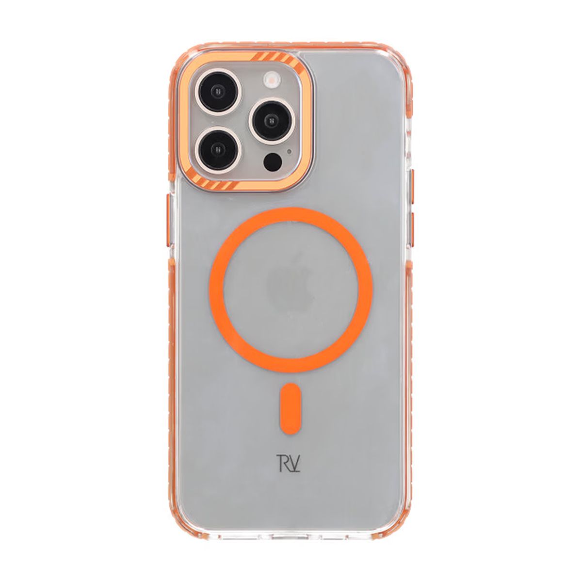 iPhone 15 Pro Max Rvelon Mobilskal Magnet Förstärkt - Orange