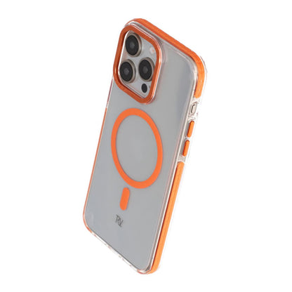 iPhone 15 Pro Max Rvelon Mobilskal Magnet Förstärkt - Orange