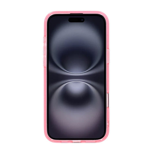 iPhone 16 Pro Max Rvelon Mobilskal TPU med MagSafe - Glitter Rosa