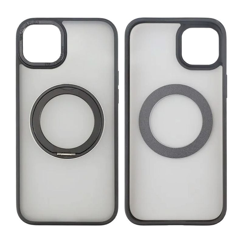 iPhone 15 Case with MagSafe Stand Rvelon - Black