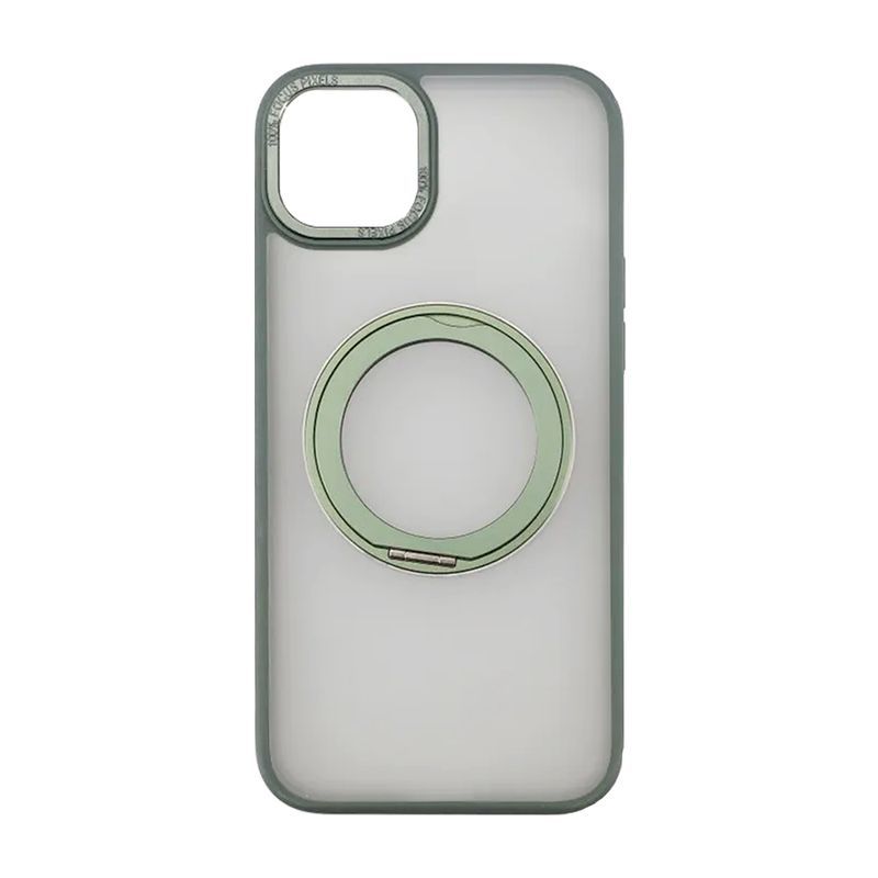 iPhone 15 Skal med MagSafe Stativ Rvelon - Grön
