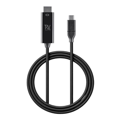 Rvelon USB-C till HDMI 1.4-kabel 4K - 1 meter med chipset