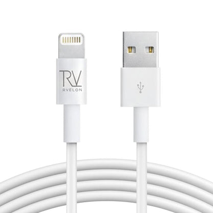 Rvelon USB-A till Lightning Kabel 2m - Vit