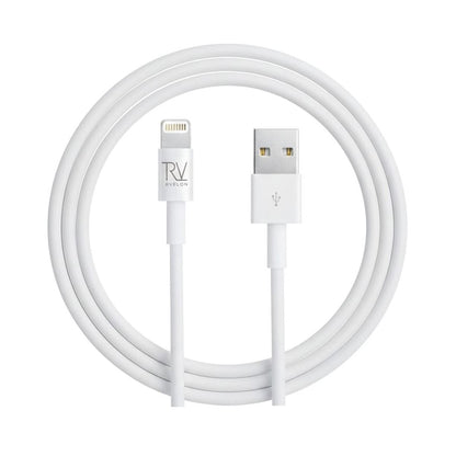 Rvelon USB-A till Lightning Kabel 2m - Vit
