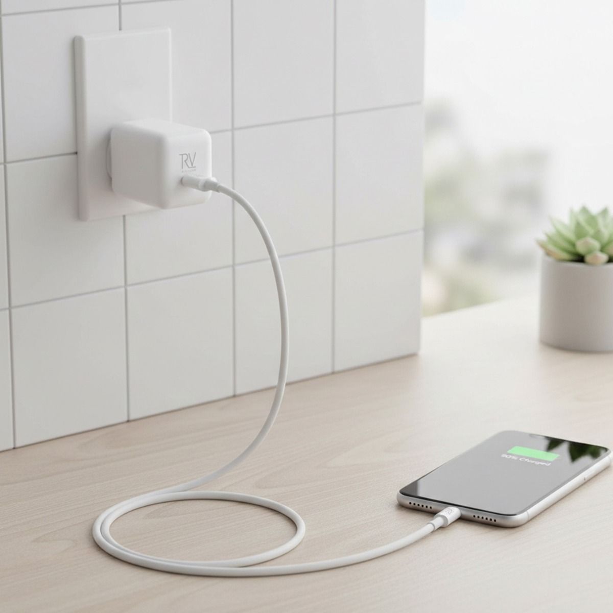 Rvelon USB-C till Lightning Kabel 2m