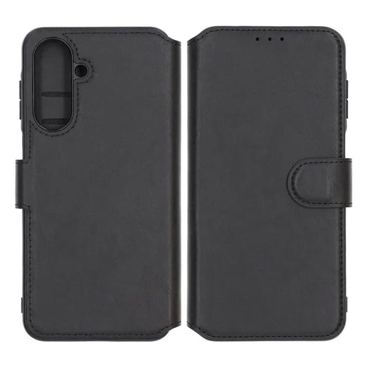 Rvelon Wallet Case for Samsung A17 - Black