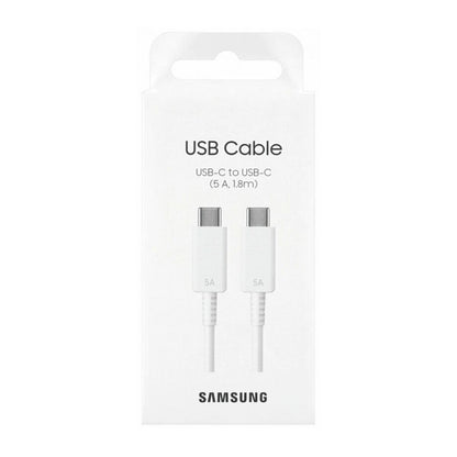 Samsung USB-C till USB-C 100W 5A 1,8m - Vit
